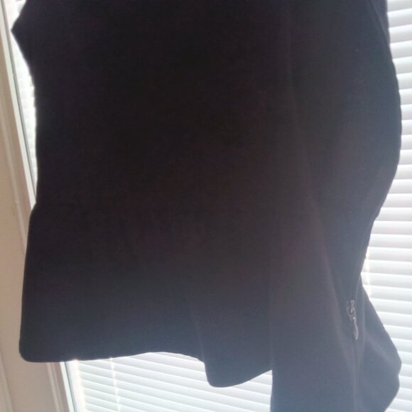 H&M Womens π Fancy Black Sequined Neck Fit And Flare Sleeveless Peplum Top - Picture 11 of 15